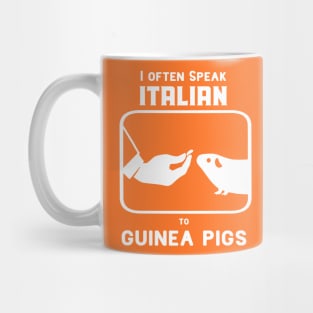 Funny Italian hand gesture and a guinea pig Mug